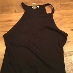 Black crop top
